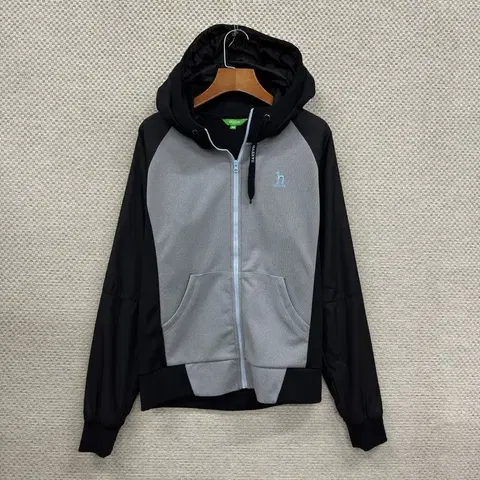 헤지스 골프 자수로고 져지 후드집업 100 D10190