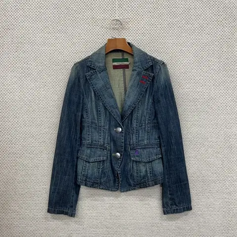 빈폴 여성 빈티지 데님 청자켓 85 D10291