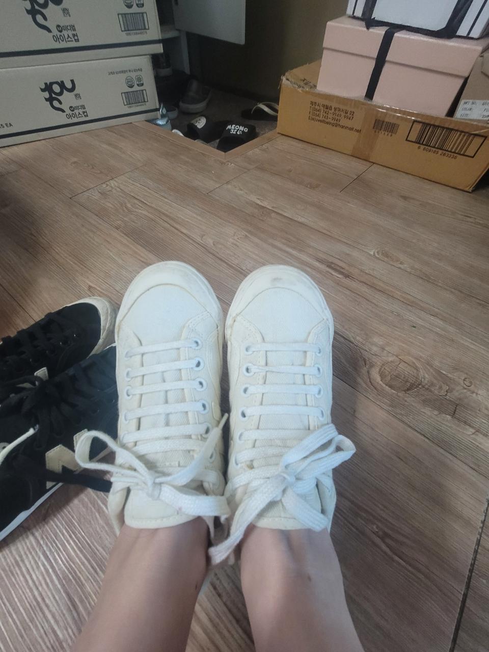 뉴발란스 운동화 2종 (블랙/ 아이보리