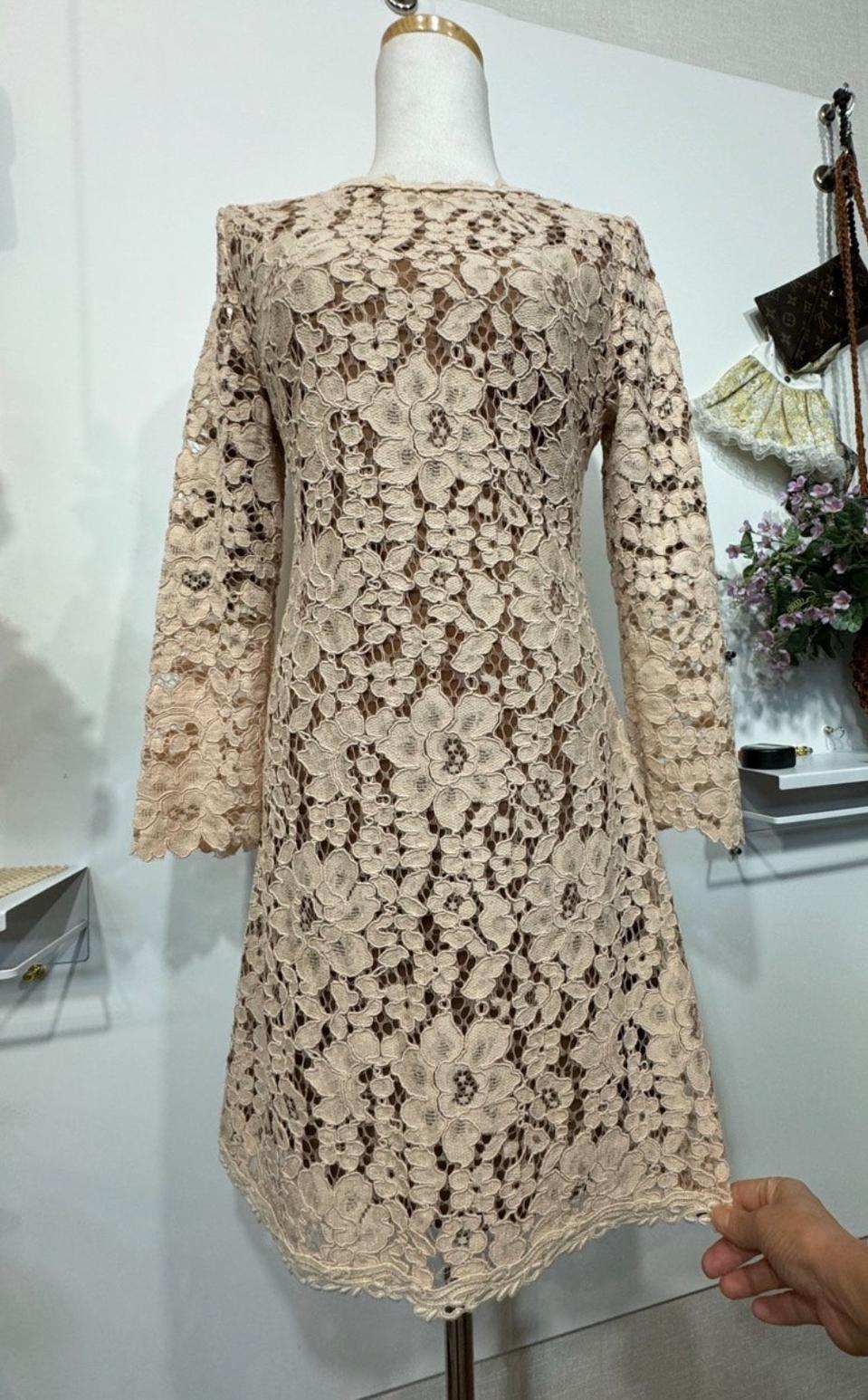 듀엘 자수 원피스