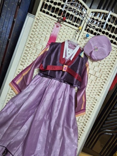 늘사랑여아한복셋트13호13세정도