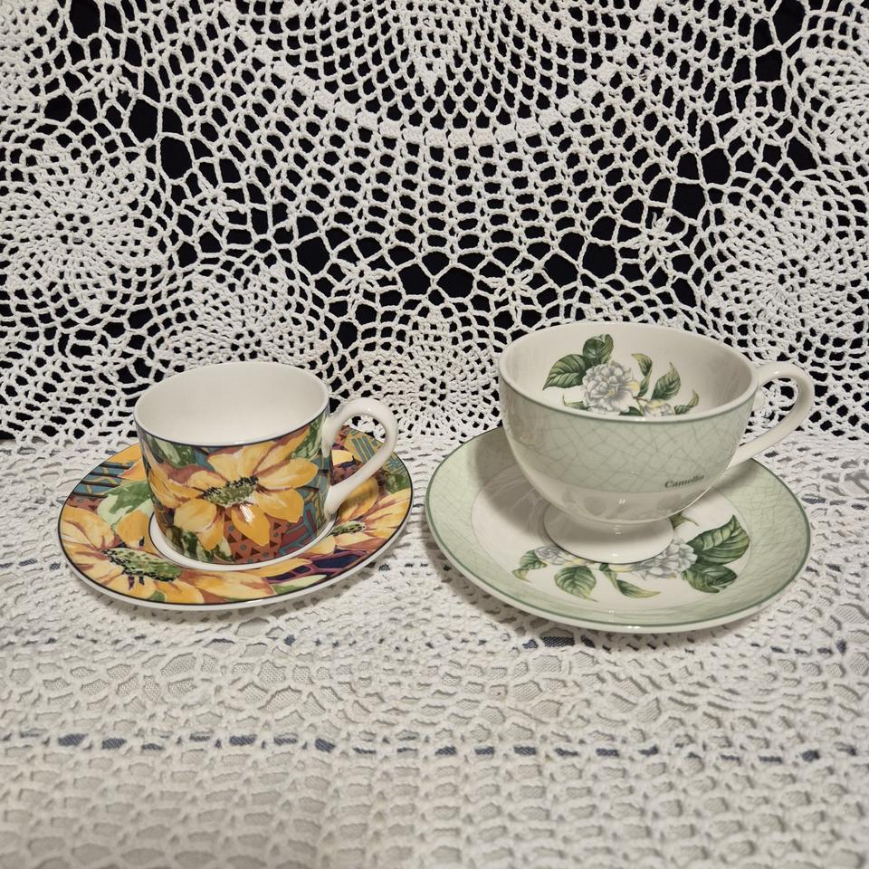 한국도자기 커피잔 2조