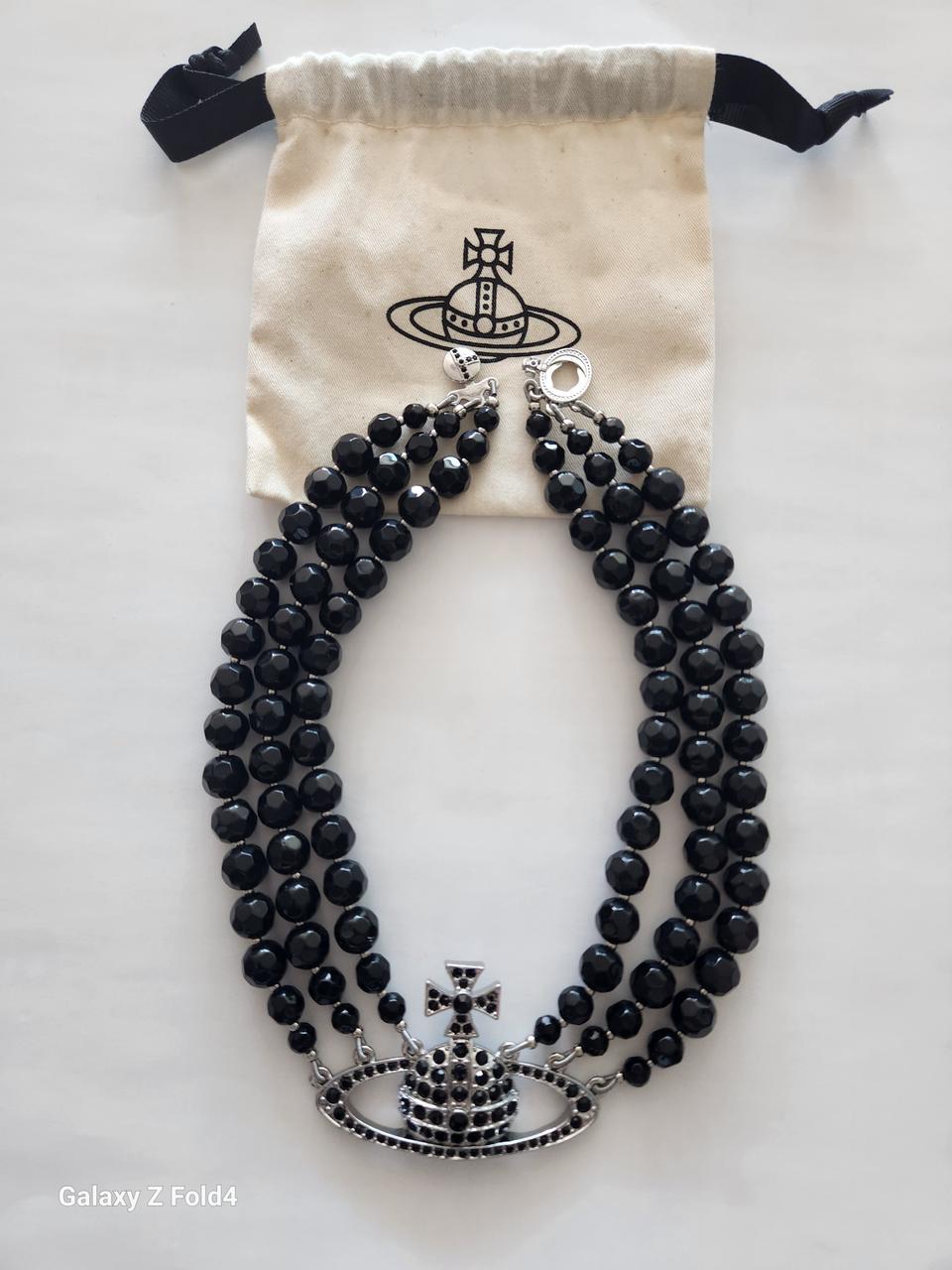 비비안 웨스트우드 3줄 목걸이