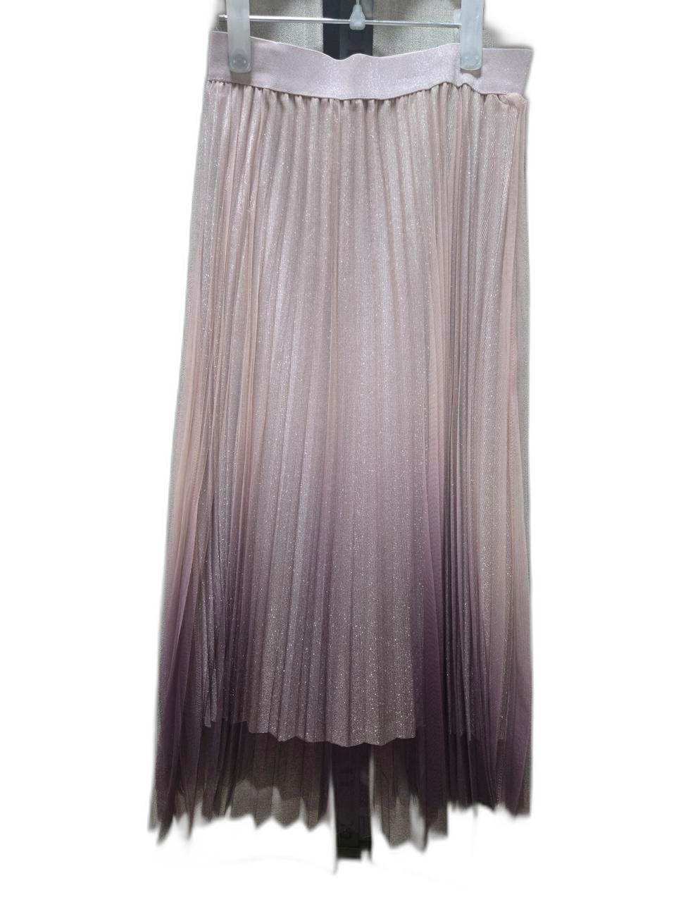 핑크퍼플 롱 샤스커트 새제품