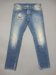 [50] 정품 디스퀘어드2 더티페인팅 디스 슬림진 청바지 34 35