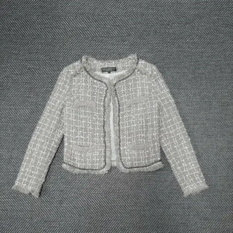 바디드레싱디럭스 모77%자켓 트위드 자켓