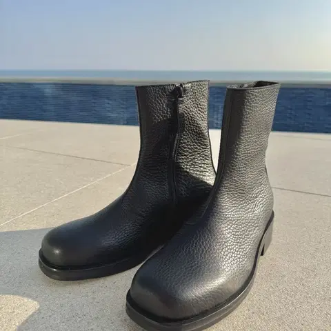 아워레가시 리얼가죽 앵클부츠 수제화 260~265