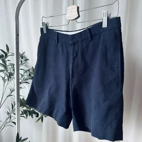 정품 메종키츠네 네이비 숏팬츠 29-30 빈티지 클래식팬츠