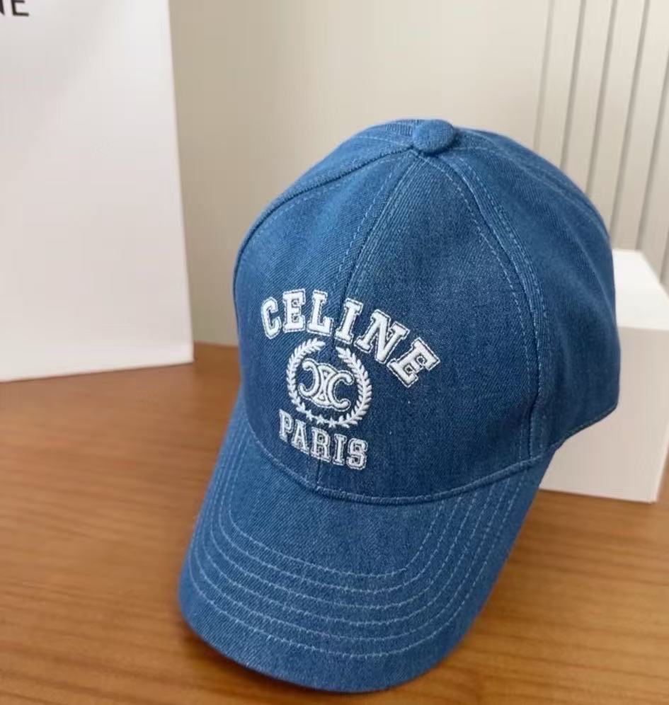 셀린느 모자 블루