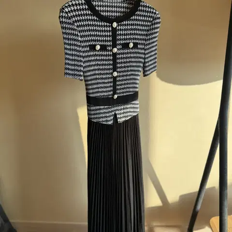 미야케 하운드투스 플리츠 원피스 44~66