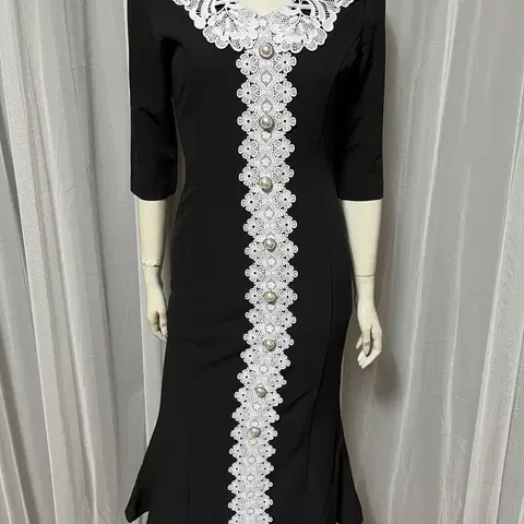 MILLRUWYA&S.W 레이스 롱원피스