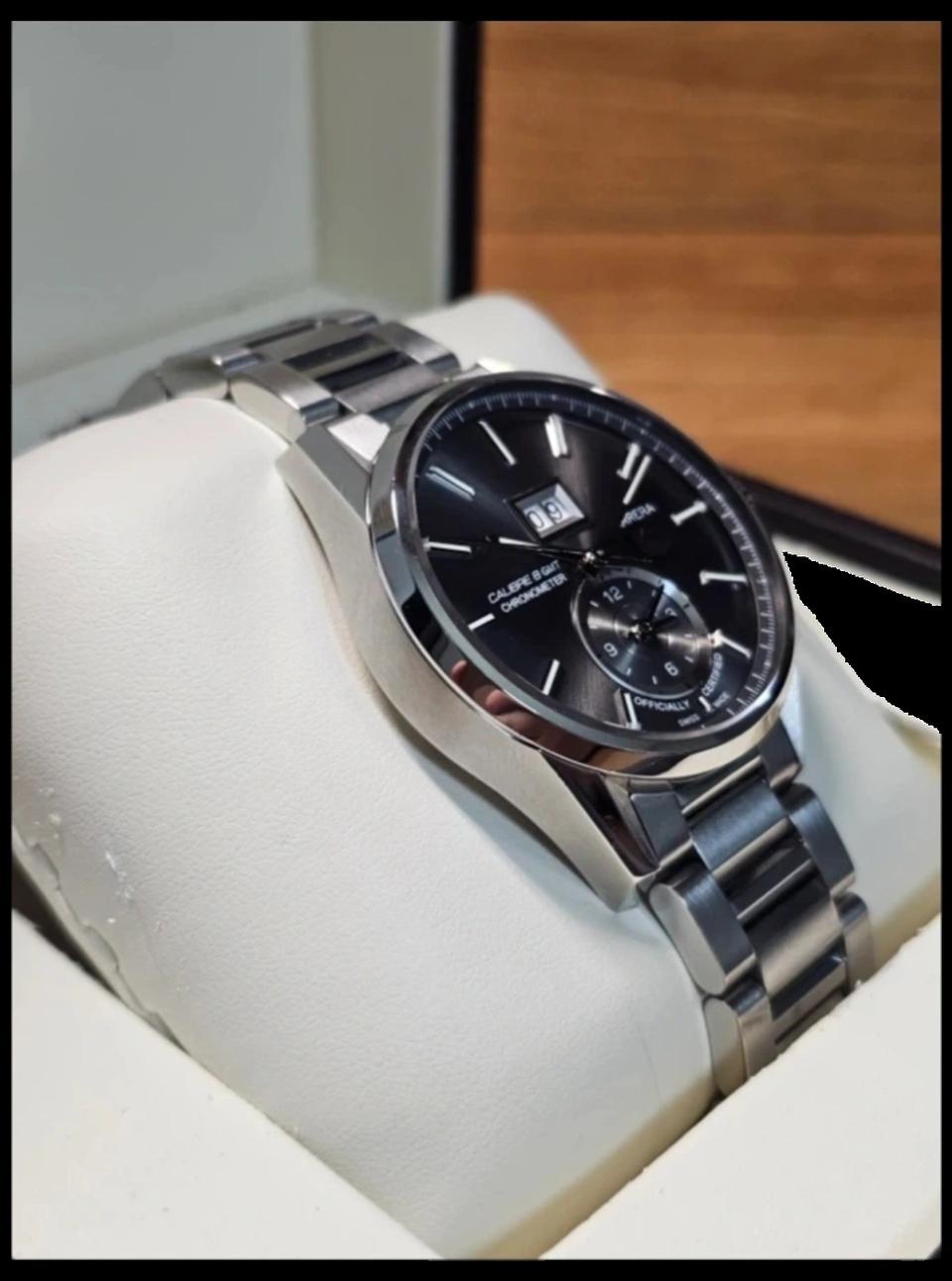 태그호이어 까레라 WAR5012 41mm 메탈시계