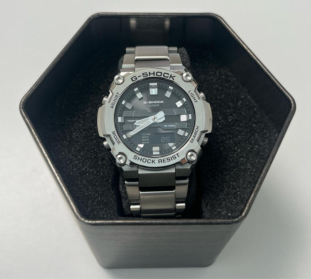 카시오 지샥 지스틸 GST-B600 슬림 손목 시계 (풀박스)