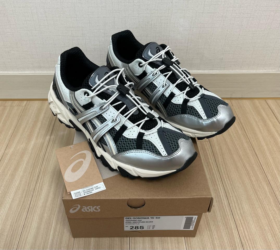 [285] 아식스 젤 소노마 15-50 스틸그레이 실버