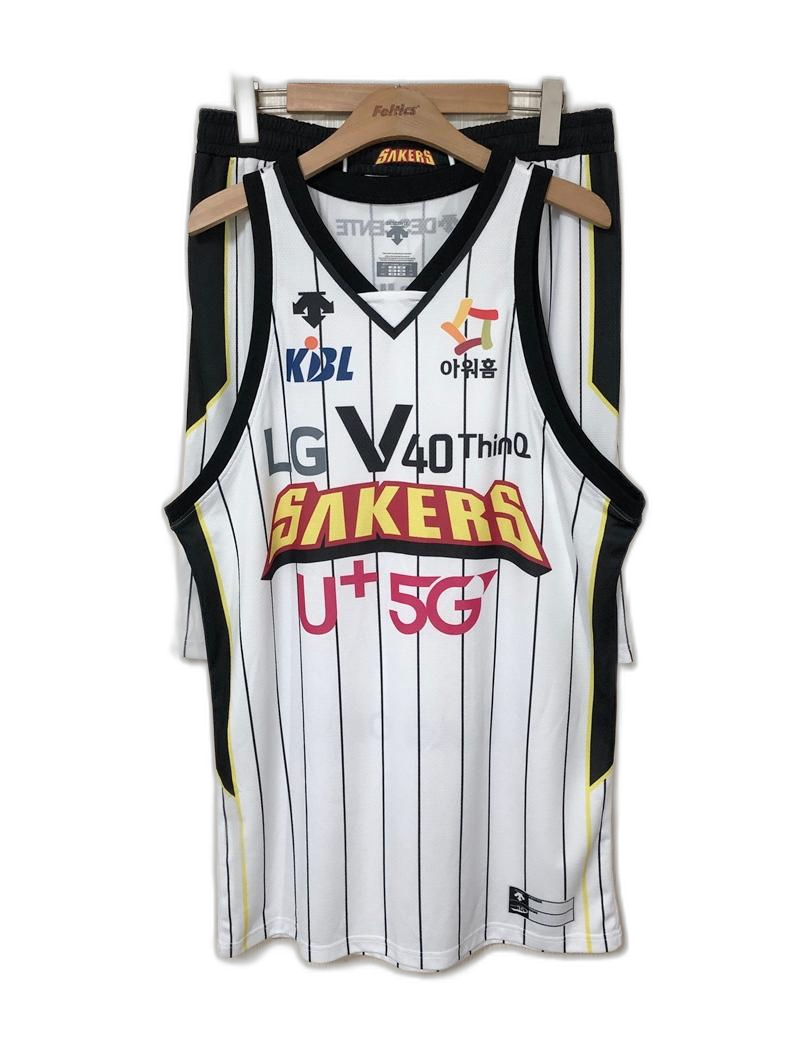 KBL 데상트 창원 LG세이커스 유니폼2XL/쇼츠3XL
