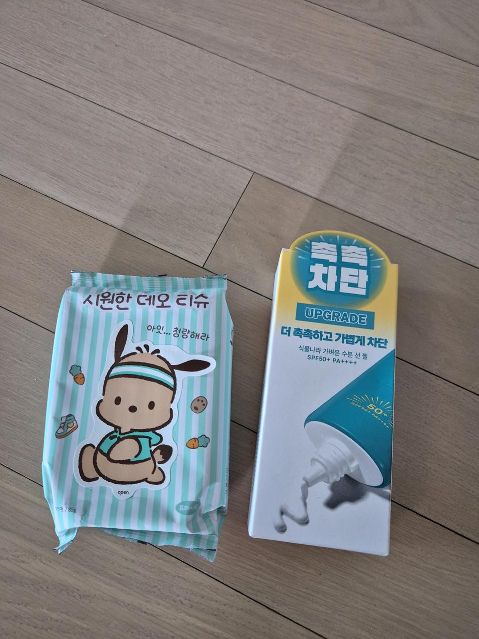 식물나라 선젤 & 산리오 데오 티슈