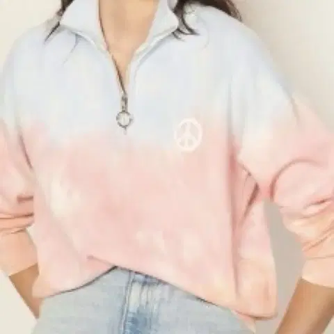 SANDRO 산드로 옴브레 반집업 맨투맨 1