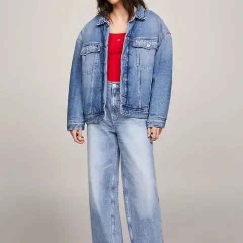 새상품 타미힐피거 신상 와이드 데님 팬츠 25