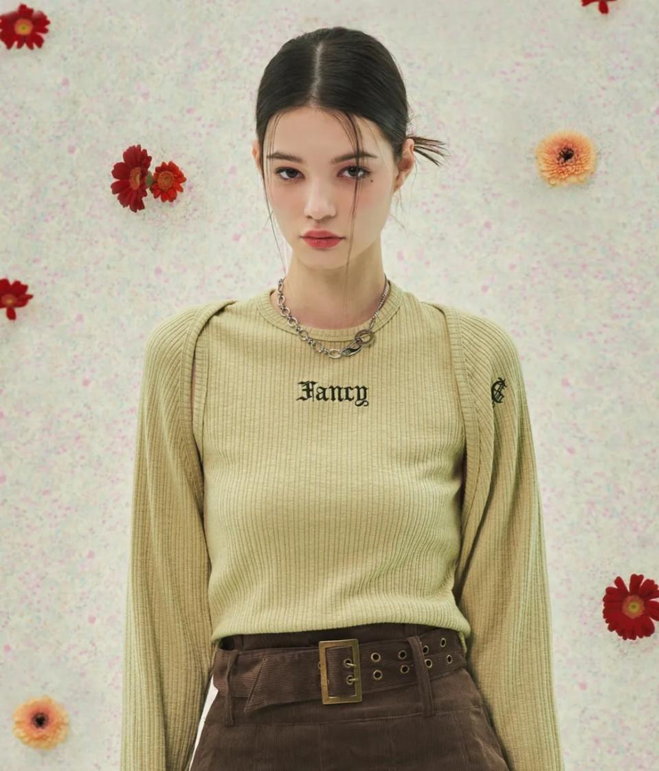 팬시클럽 플루터드 볼레로가디건