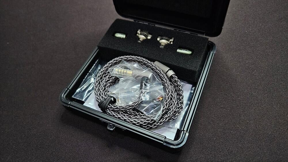 어쿠스튠 HSX1001  C:03 저먼실버 교체 모듈 이어폰