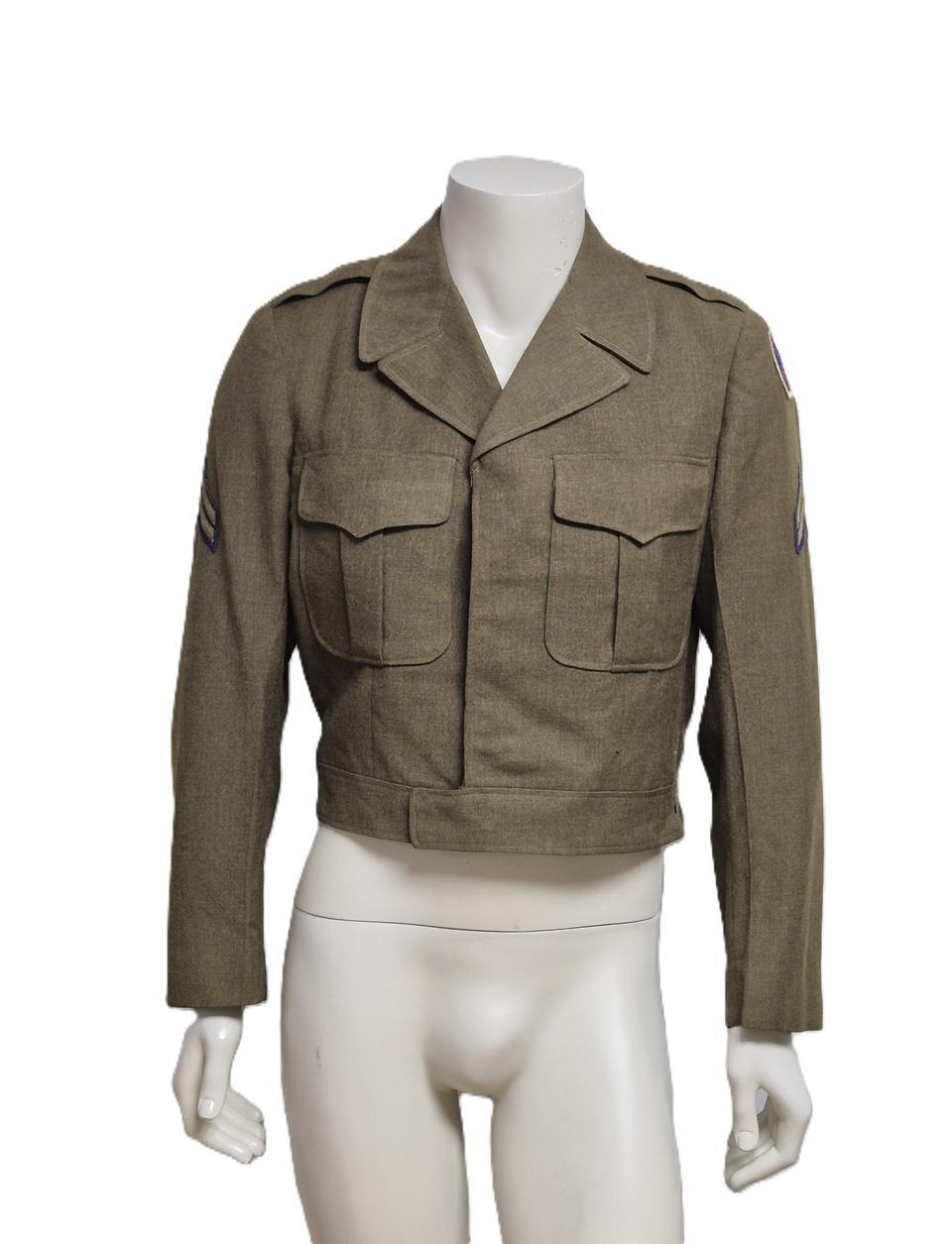 ⭐미육군 구형 10산악사단 일병 아이크 정복 전투복 상의 자켓 (L)⭐