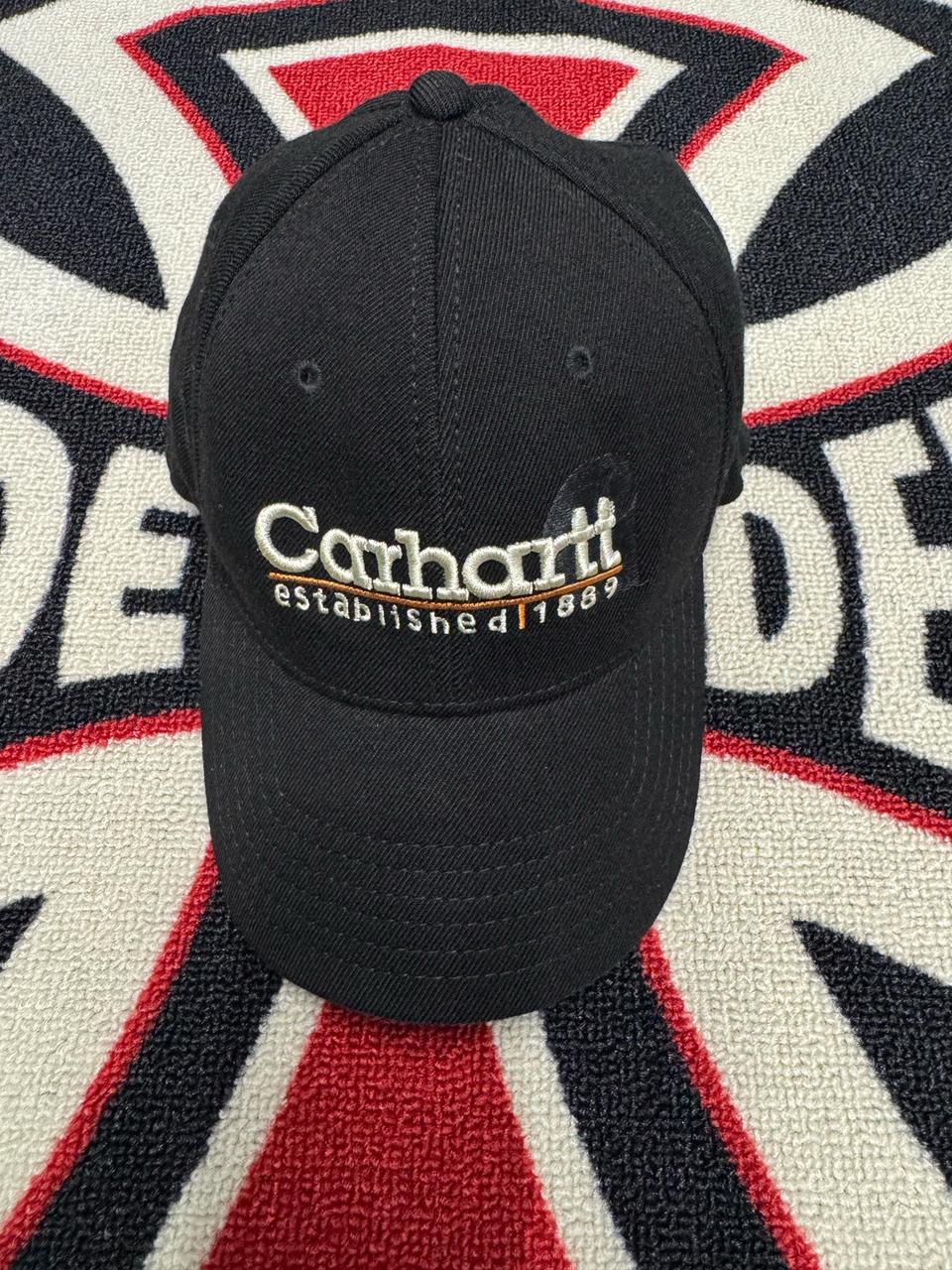 칼하트 레터링 백 로고 플렉스 L/XL 블랙 검정 아크릴 울 블렌드 캡