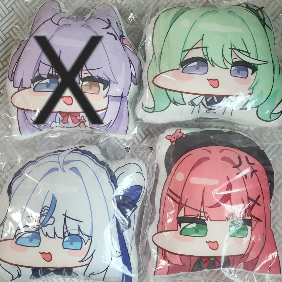 스텔라이브 리코,린,나나 비공식 쿠션