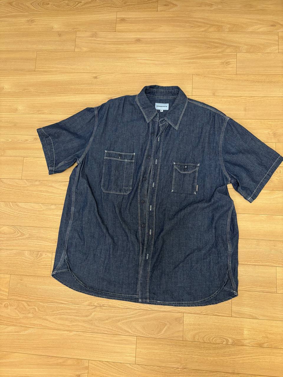 에스피오나지 샴브레이 셔츠 S/S Work Shirt Indigo