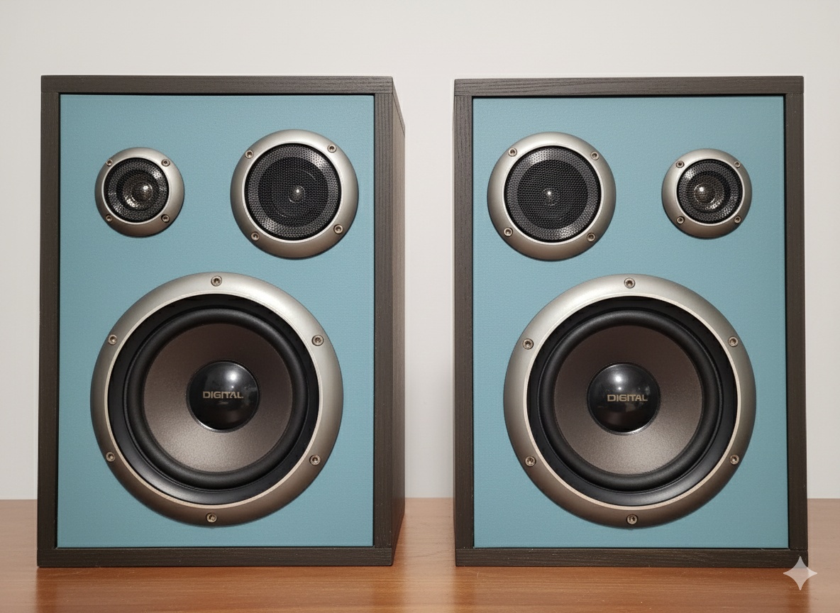 레트로 디자인이 멋진 음질좋은 아이와 수제작 스피커