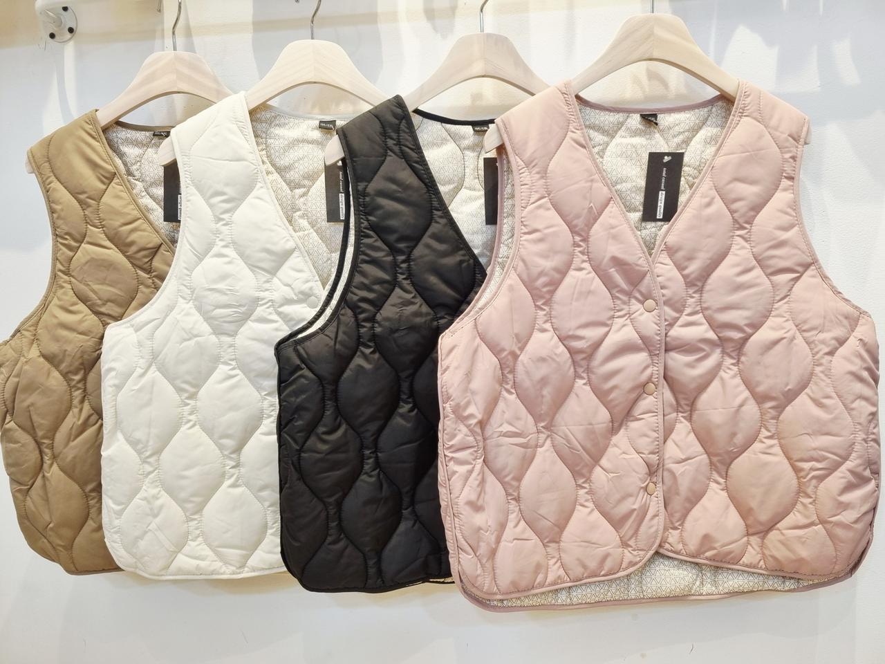 예쁜 여성 퀼팅 조끼 빅사이즈가능 free