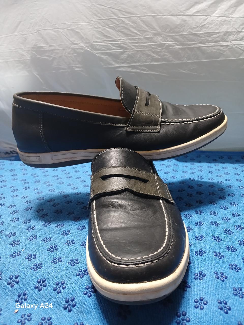 260~265 dydin 남성용 검정색 로퍼(4146)