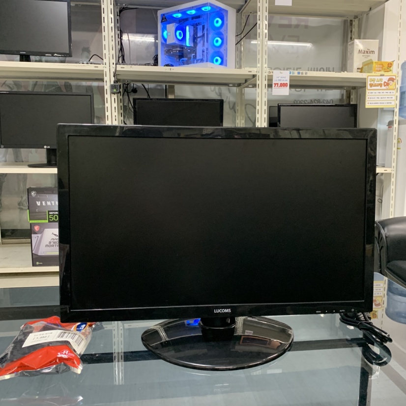루컴즈 24인치 60HZ 중고 모니터 판매합니다! 안전포장! 총알배송!