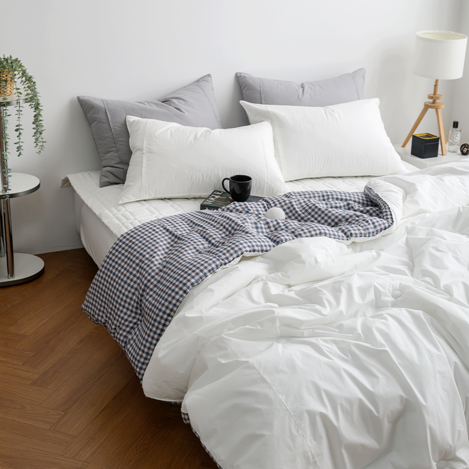 고급 사계절 이불 양면 고밀도 60수 순면+모달 100% 침구 4 컬러