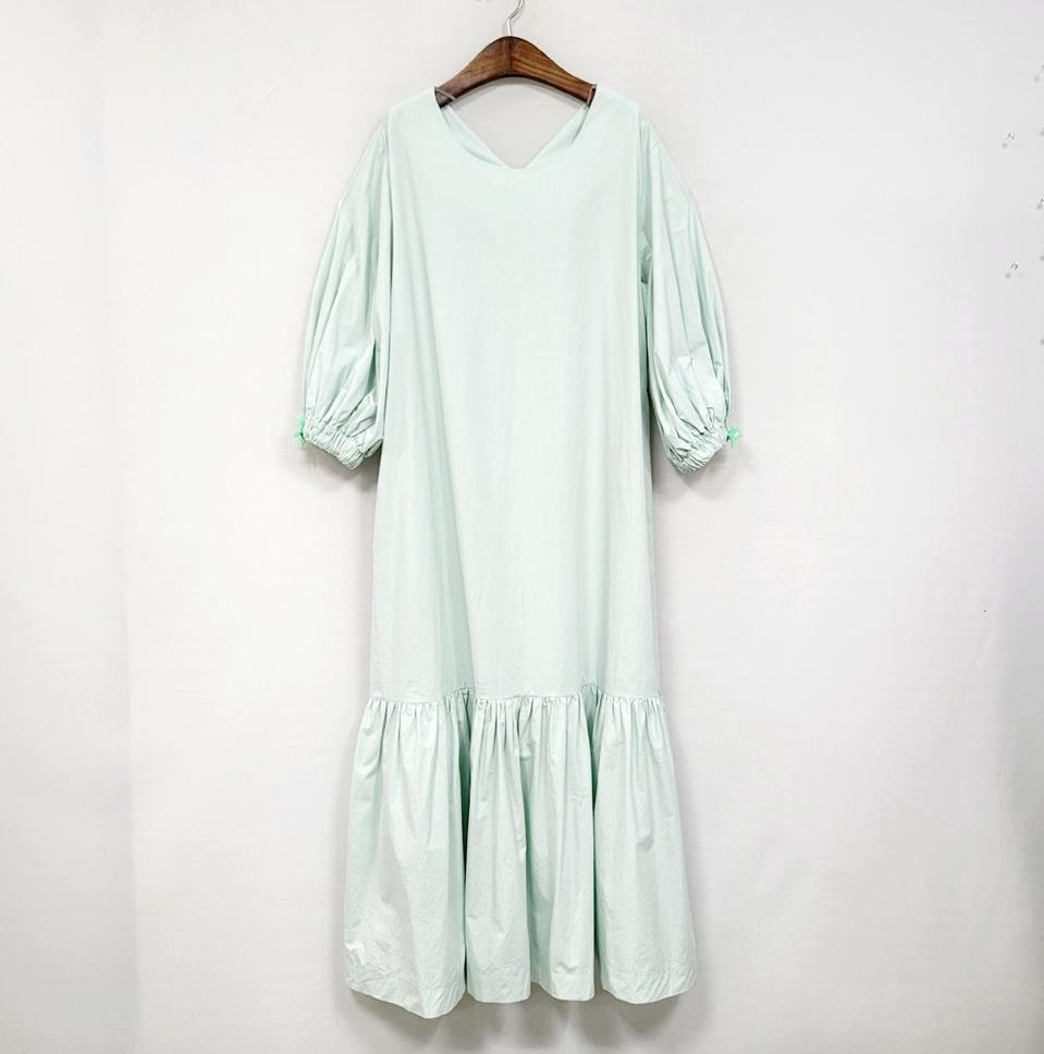 민채 퍼프소매원피스