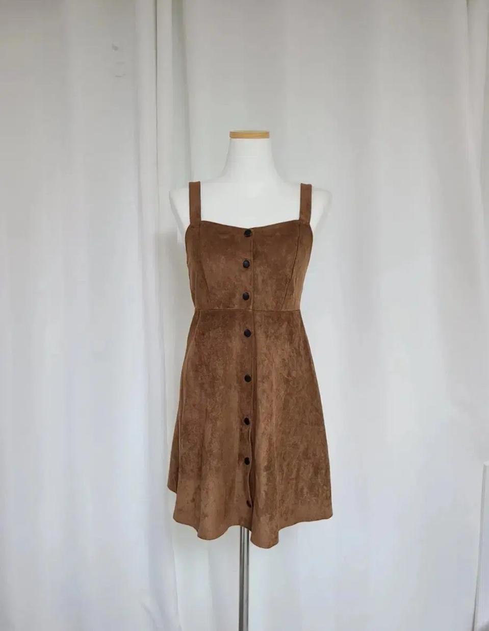 스웨이드 원피스