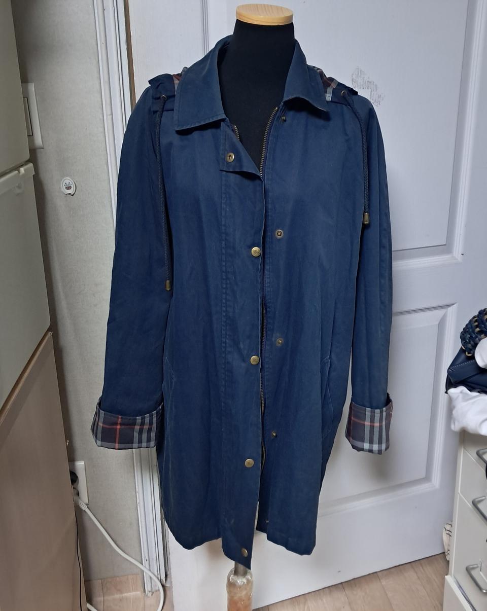 정품 빈티지 버버리 후드 자켓 트렌치코트 M