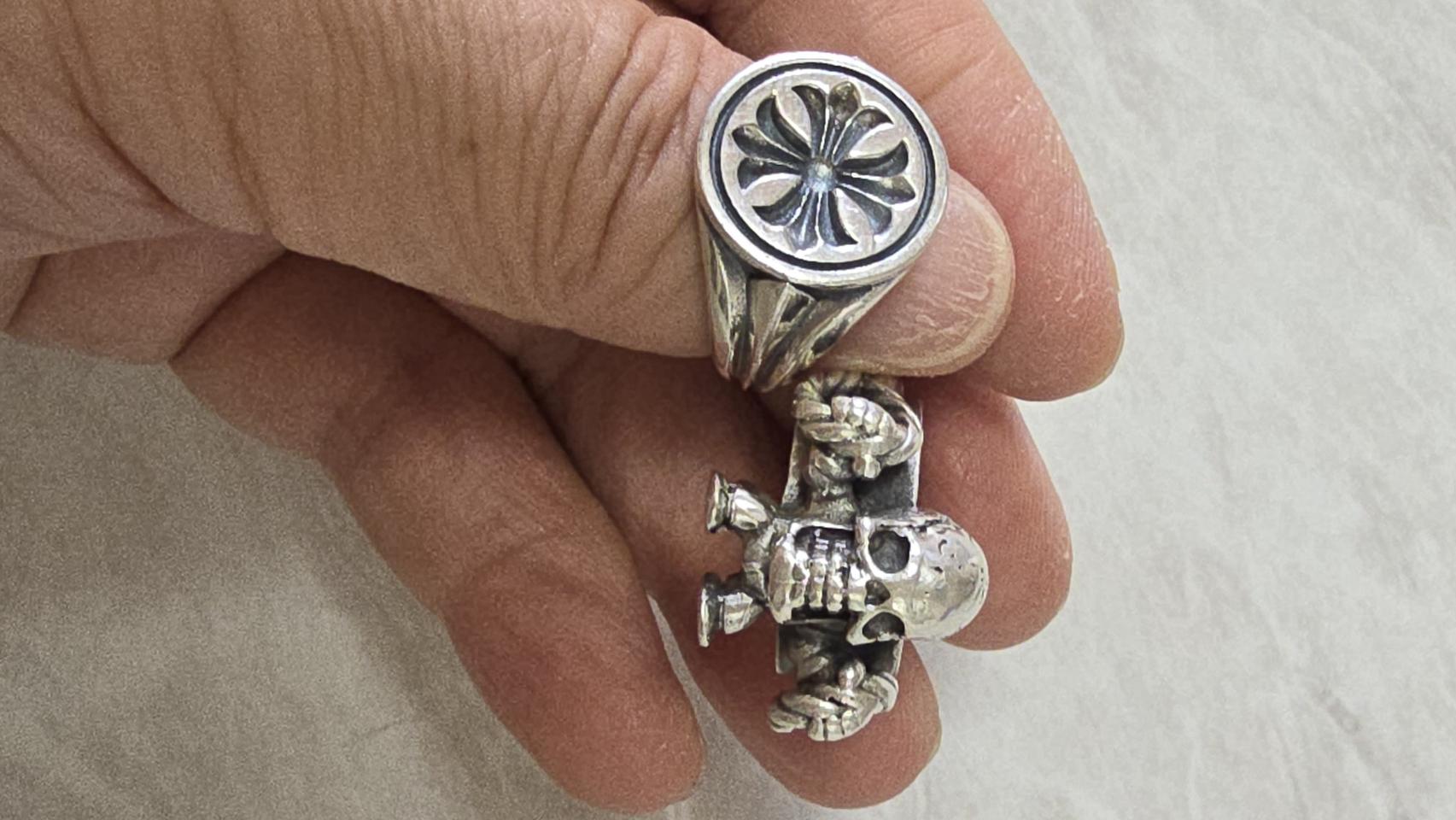 은92.5%  해골반지 외1개