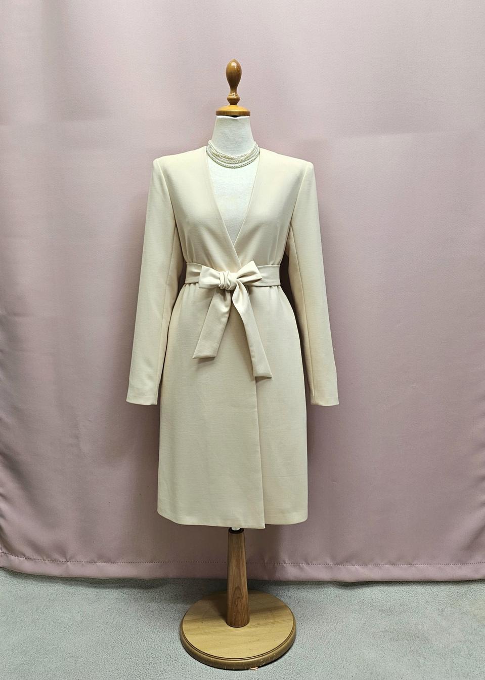 La bloom 노카라 롱자켓 제천끈 세트