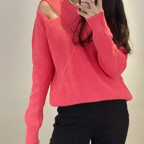 새상품 코스 꼬임 니트 55