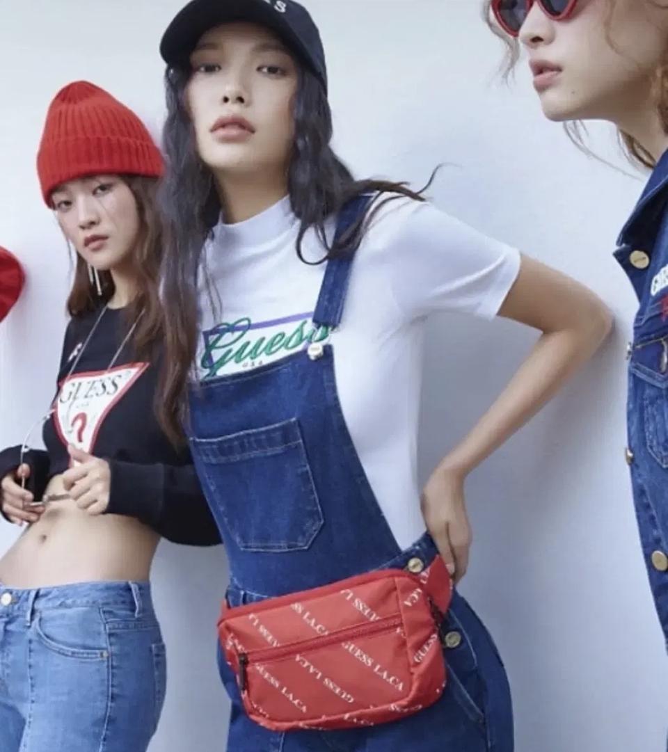 게스 오버롤 슈퍼핏라인 , 게스멜빵바지