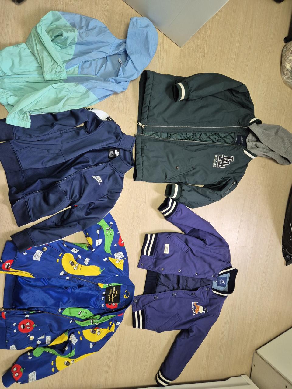 mlb 캉골 120 외 일괄 남아 아우터 경량패딩