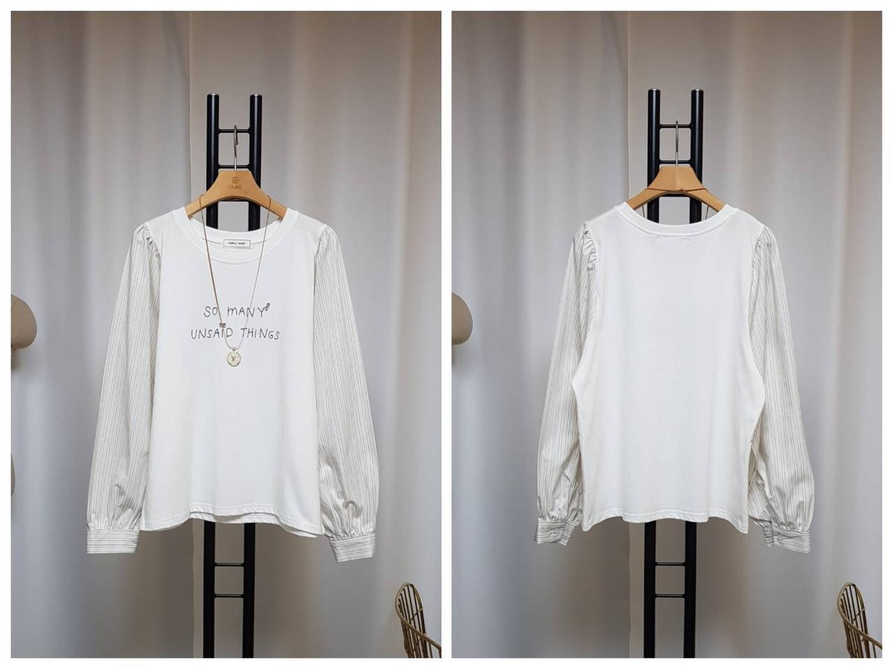 국산 고퀄 남방소매 자수면티 새상품(66까지)