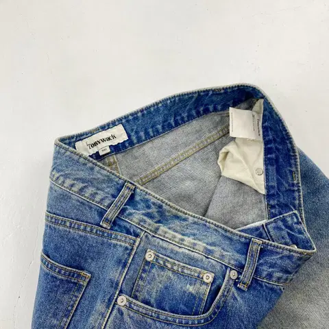 토니웩 워싱 스트레이트 데님 진 (32)