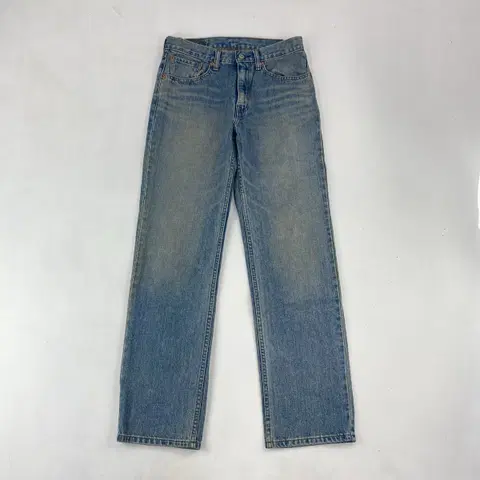 리바이스 533 워싱 스트레이트 데님 진 (30)