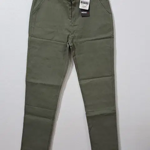새상품 인디오 여성 바지 밀리터리그린 L