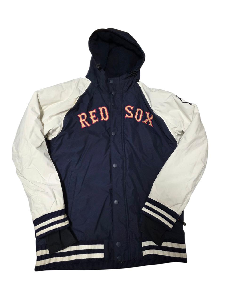보스턴 레드삭스 오피셜 투톤 패딩 네이비/화이트 xl  (77/62)