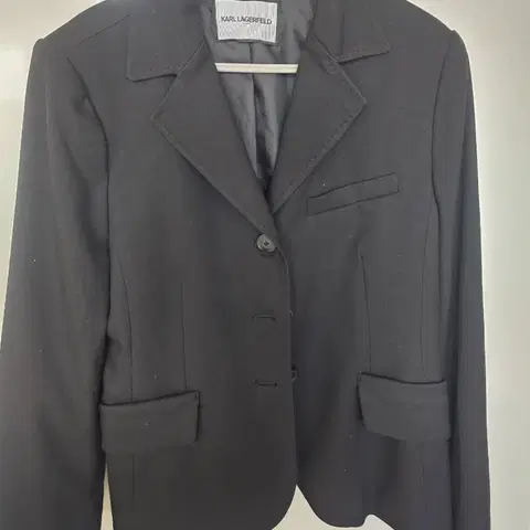 칼 라거펠트 블랙 여성 자켓 66사이즈