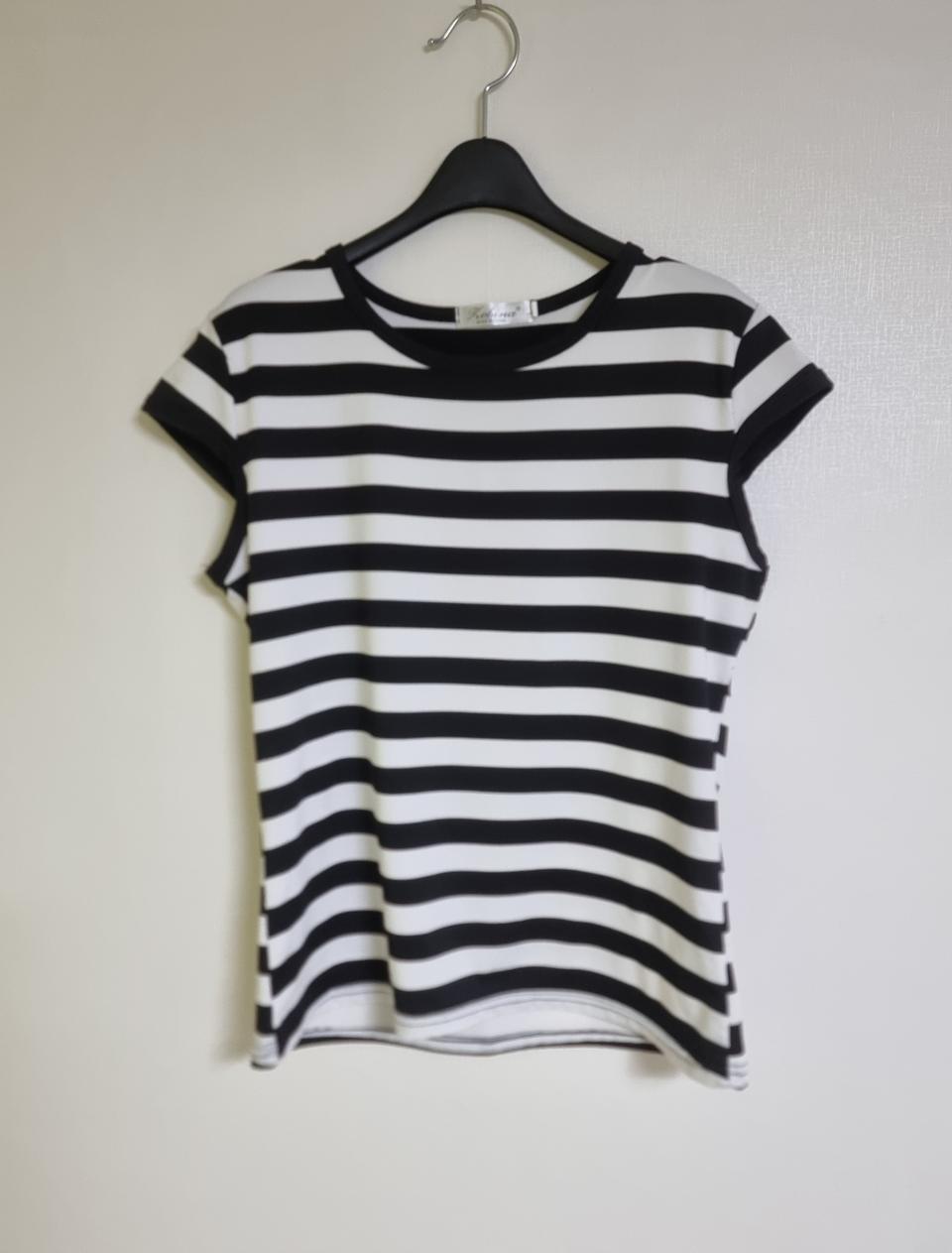 55~66 | 스트라이프 반팔 티셔츠