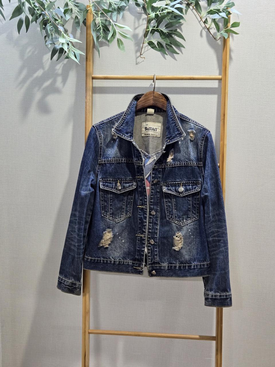 예쁜 데님청자켓