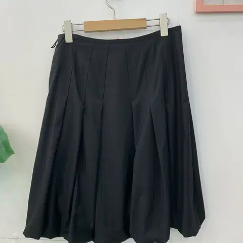 신장경 모 실크 캐시미어혼방 퍼프스커트 27~28